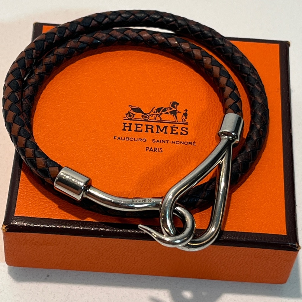 HERMES LEATHER BRACELET